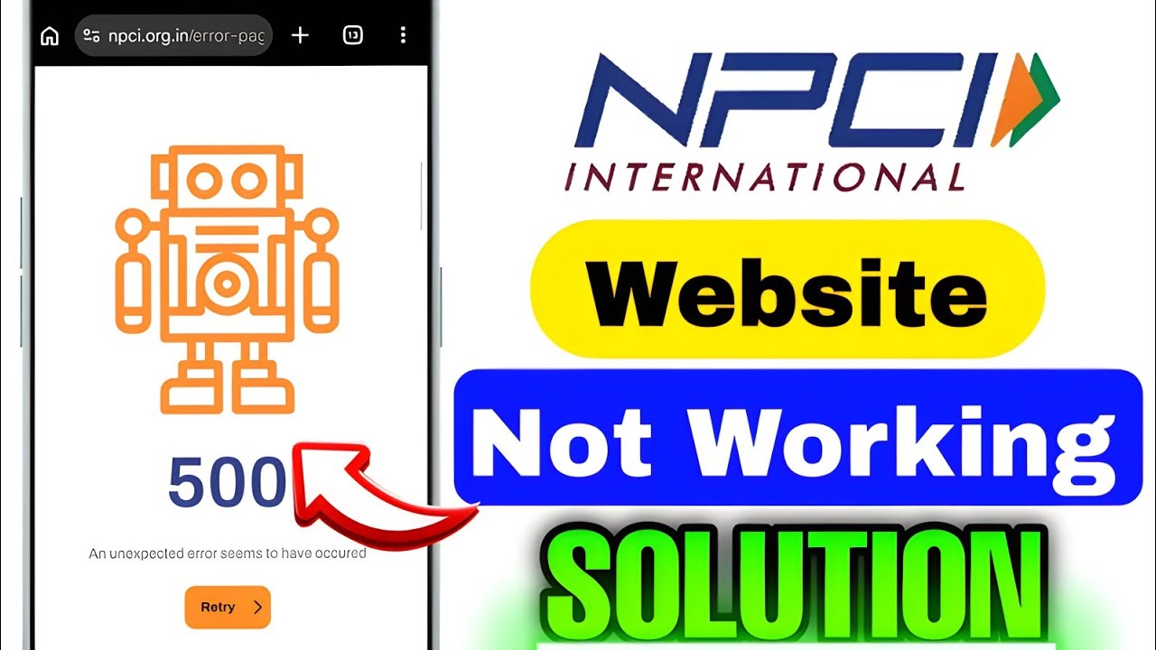 npci website not working | npci site not working |npci open nahi ho raha hai 2026 Solution 