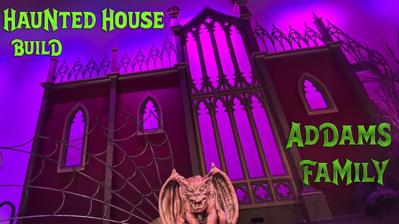 How I Built The Addams Family Set | Full Set Build