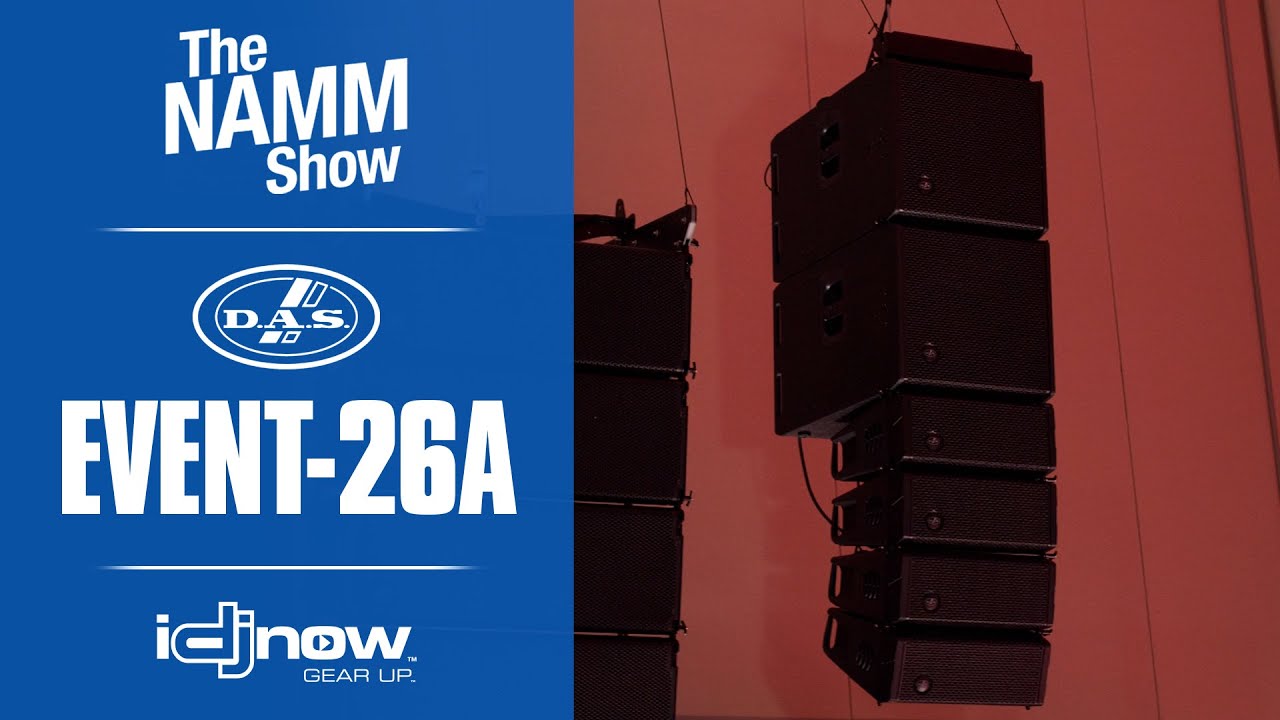 FIRST LOOK - DAS EVENT-26A 2-way Powered Line Array | NAMM 2020 with IDJNOW