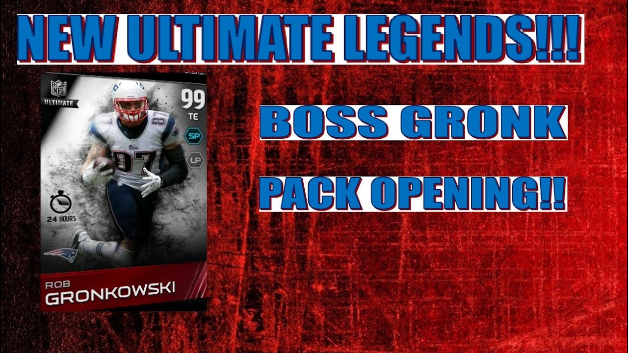 MUT 15- ULTIMATE LEGEND BOSS GRONK PACK OPENING!!!