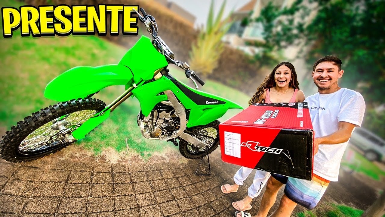 COMPREI UM SUPER PRESENTE PARA A MOTO DO MEU IRMÃO!!