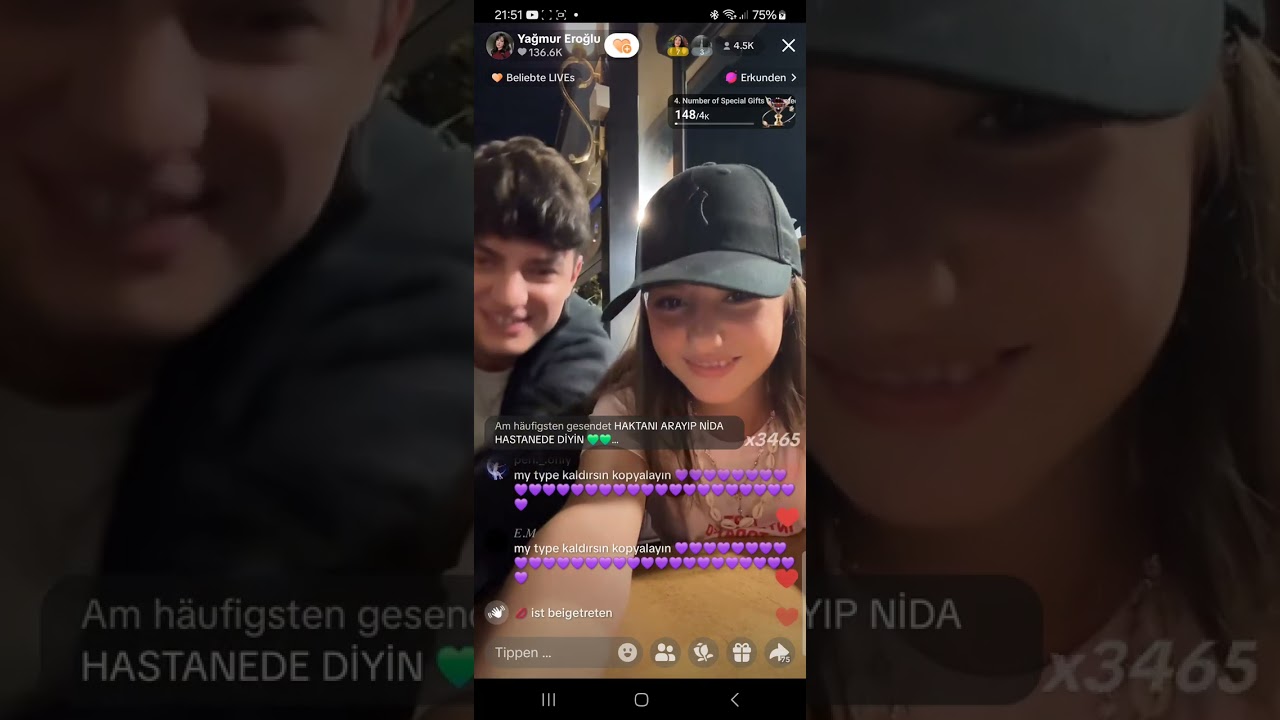 Damla Nur Eroğlu ve Furkan Efe Cetinkaya Canlı Yayın Part 3 (17.07.2025) 