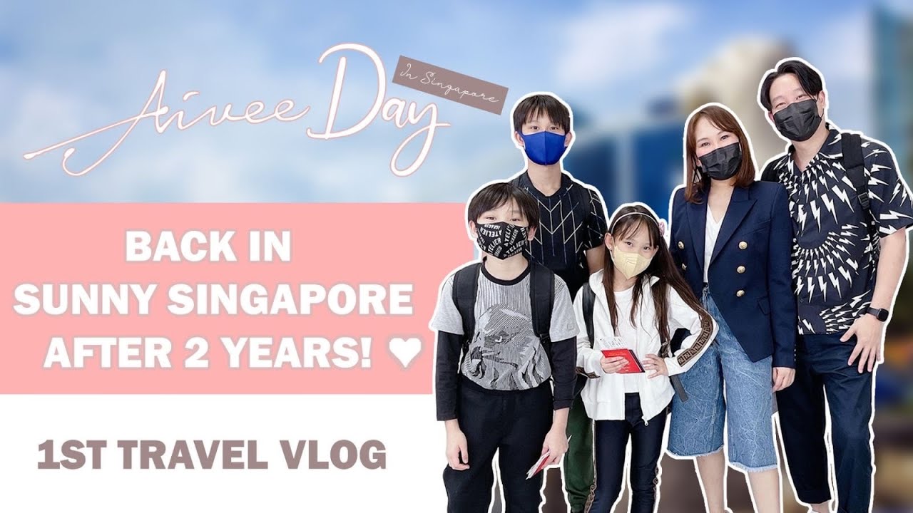 BACK IN SUNNY SINGAPORE AFTER 2 YEARS! ❤️ 1st Travel Vlog | Aivee Day in Singapore