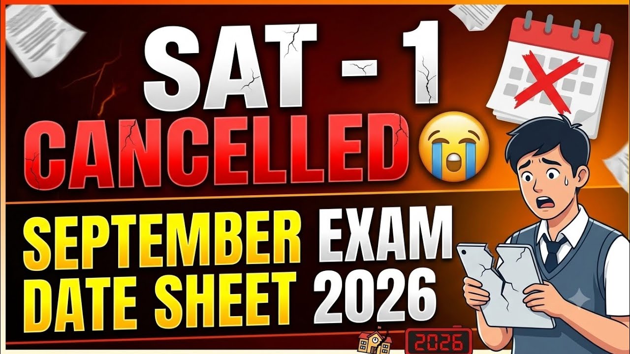 Half Yearly Exam Date Sheet 2026 | SAT Exam Cancelled | September Half Yearly Exam Date Sheet 2026 |