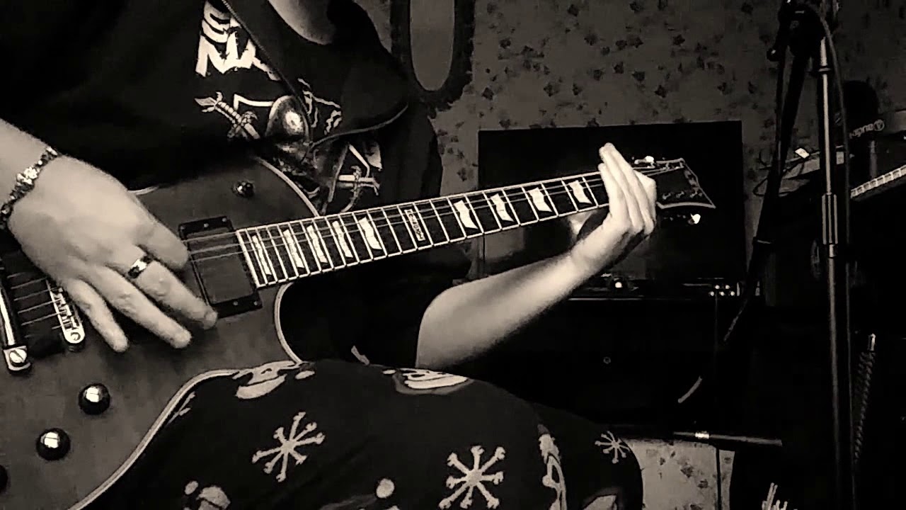 Esp ec 401qm metal riffs and jam