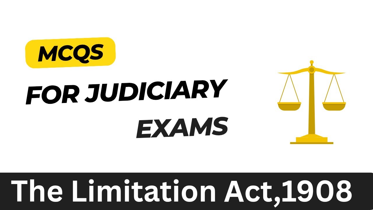 limitation act mcqs |Part-1| limitation act ||Mcqs of limitation act