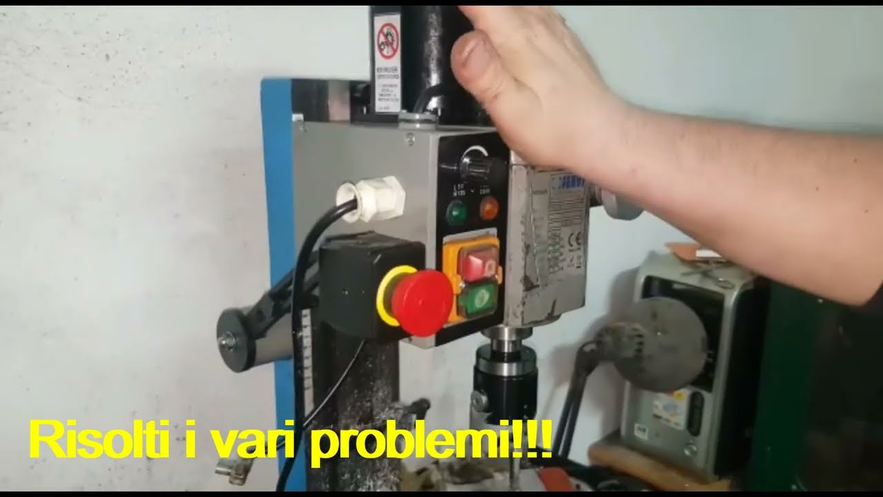 Fervi T058 Modifica ingranaggi, modifica colonnina e risoluzione problemi vari