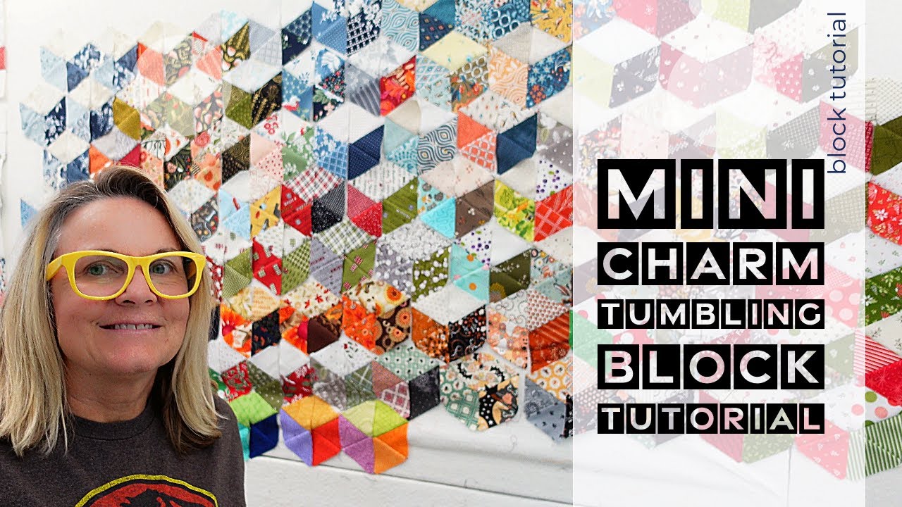 Mini Charm Tumbling Block Quilt Update and Refresher