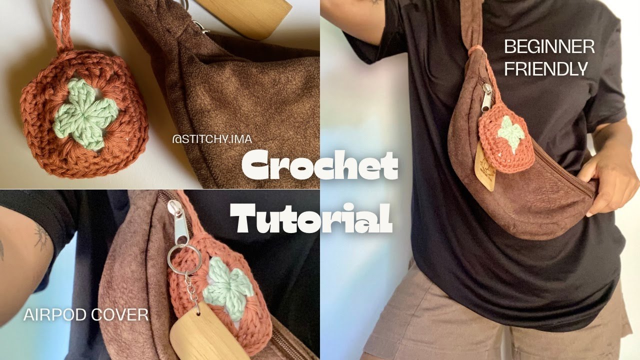 DIY Crochet AirPod Case Cover | Easy & Cute Beginner-Friendly Tutorial!