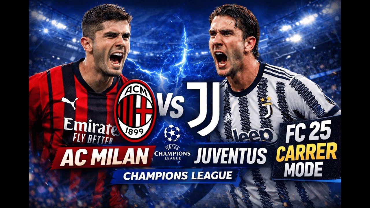 Laga pembuka UEFA CHAMPIONS League | FC 25 AC Milan Carrer Mode #2