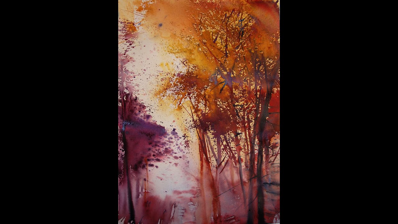 Dimostrazione ad acquerello dell'artista Pinuccia Tartagni
