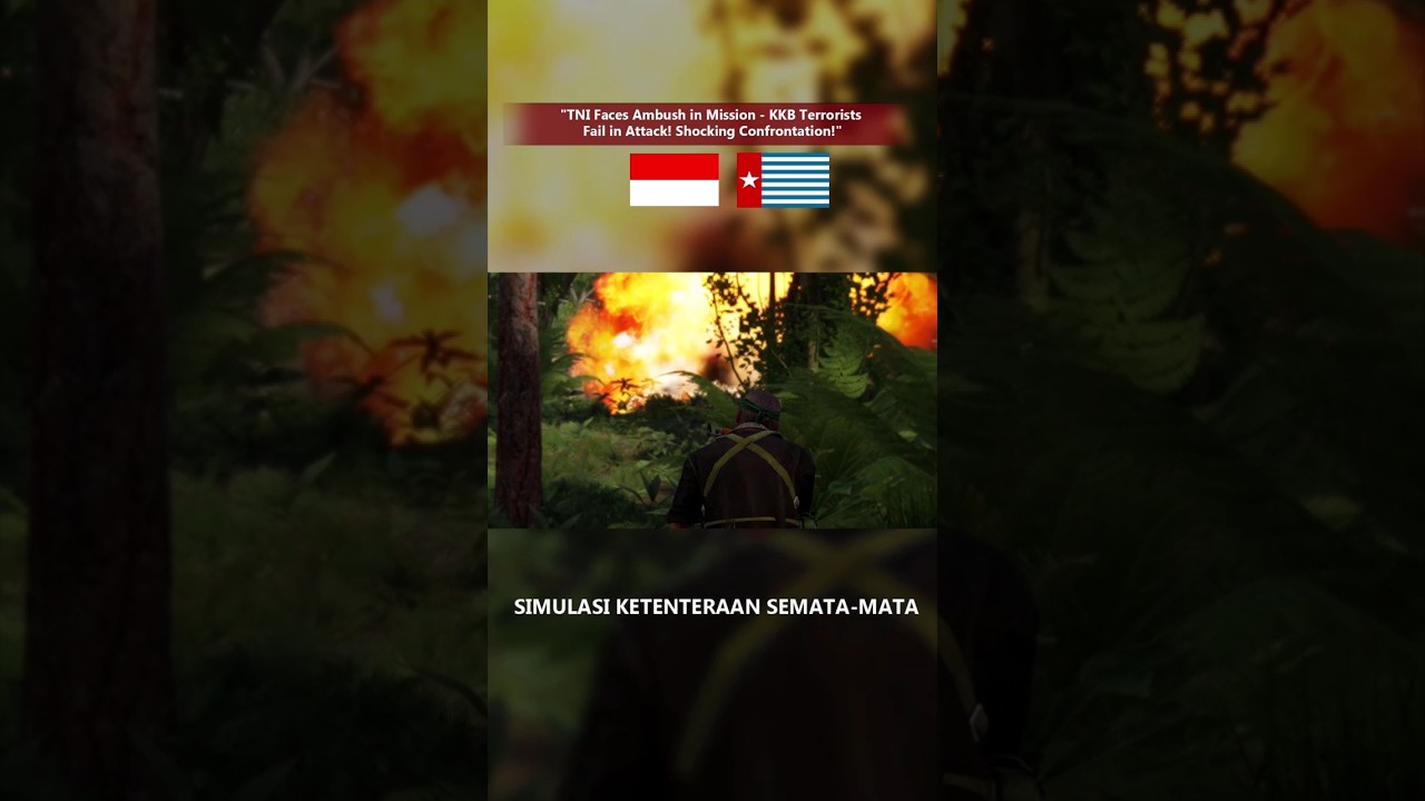 ➤TNI Disergap Saat Melaksanakan Misi - Serangan Teroris KKB Gagal Total! ARMA III MACHINIMA