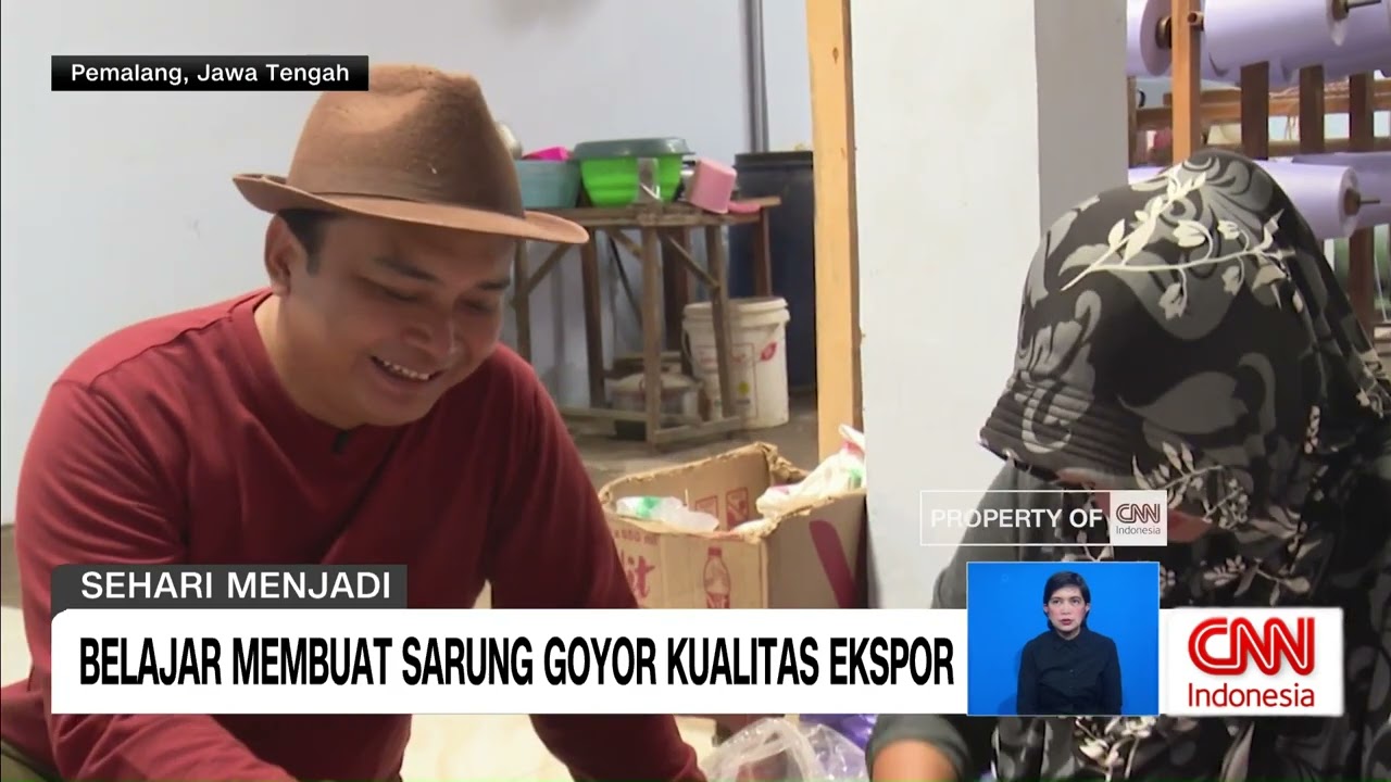 Belajar Membuat Sarung Goyor Kualitas Ekspor
