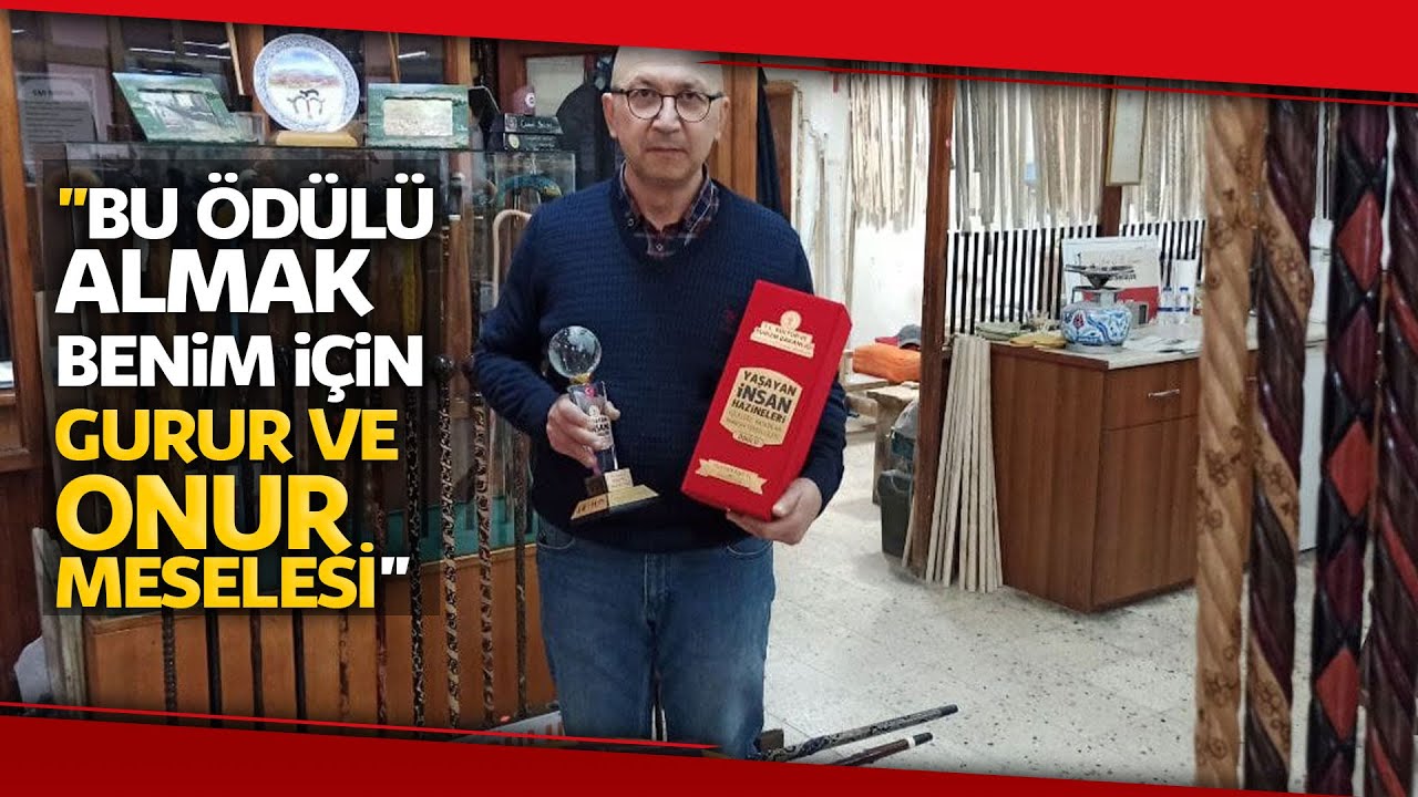 Devrekli Baston Ustası Tansel Işık'a 'Yaşayan İnsan Hazineleri' Ödülü