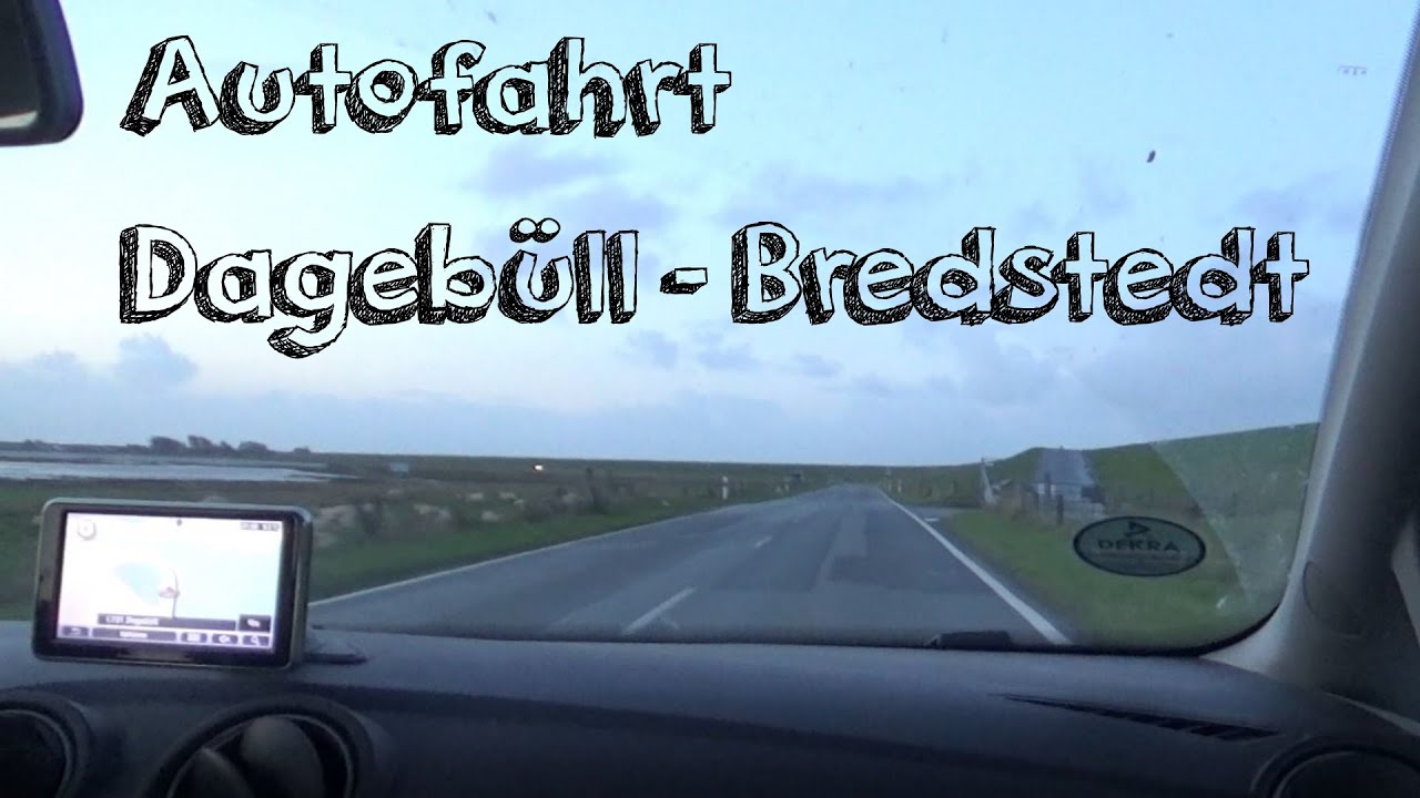 AUTOFAHRT Dagebüll - Bredstedt L191 Schleswig Holstein [Jan auf Tour]