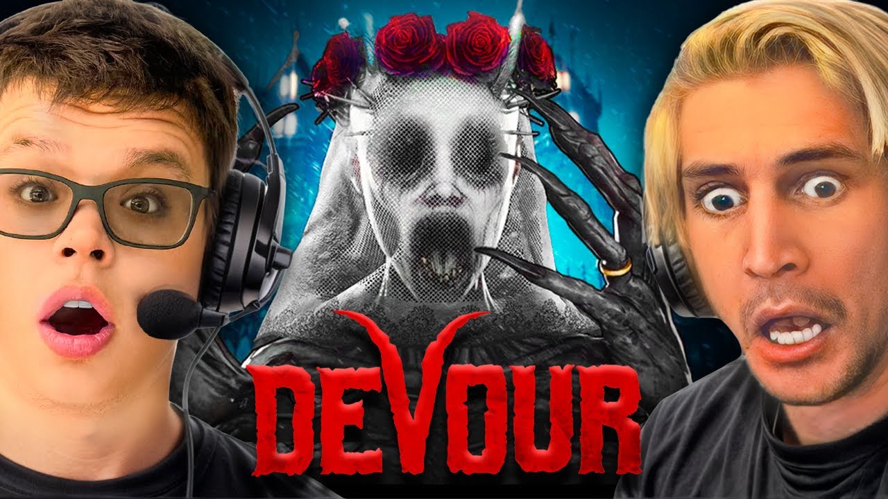 Sketch And XQC Play Horror Game Devour