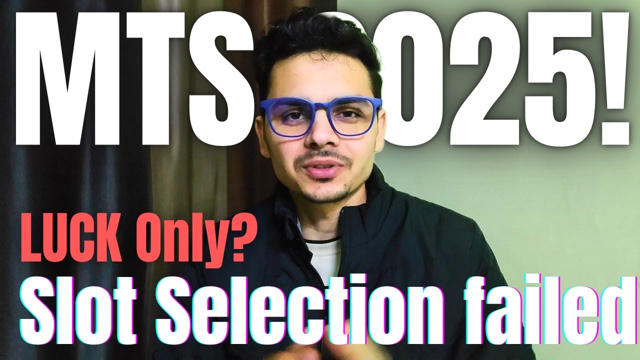 SSC MTS 2025 Slot Booking | Best block for exam or Luck Based? | Slot Selection Strategy