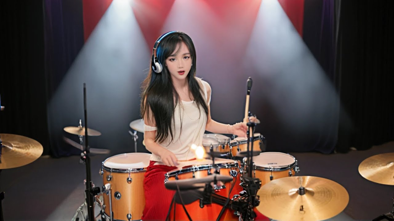 超燃！年轻美女鼓手带来彭拜风格的热血演奏 