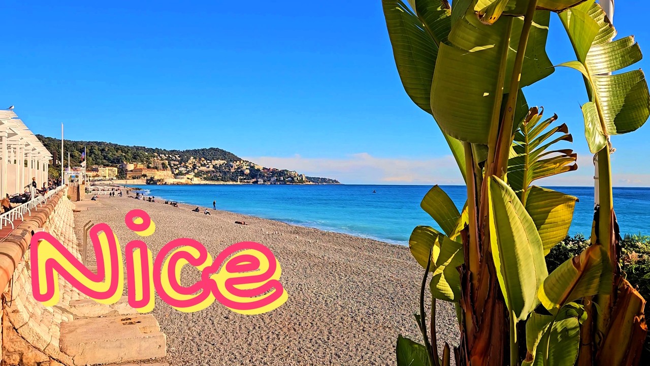[4K] NICE 🇫🇷 FRANCE 🌍 Cote d'Azur 🌴