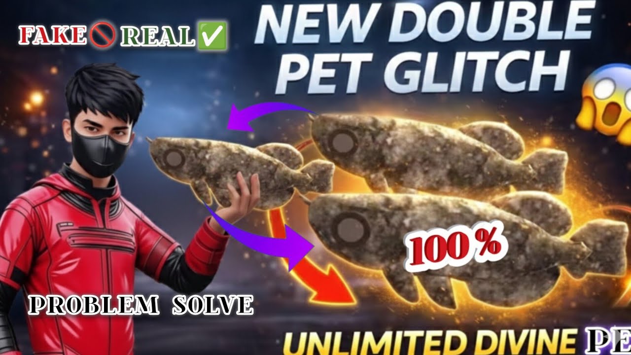 DOUBLE  PET GLITCH PROBLEM SOLVE |FAKE 🚫 REAL✅| YT XMART #steelapet #ytxmart #glich 