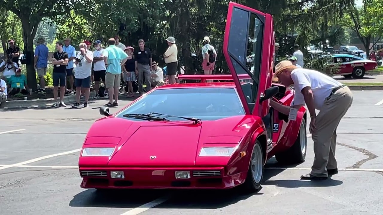 1988 Lamborghini Countach LP5000 QV at the 2021 Concours d'Elegance of America in Plymouth, Michigan