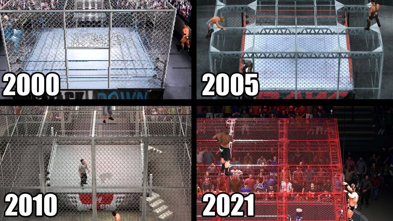 The Evolution Of The Hell In A Cell Match In WWE Games (2000-2021)