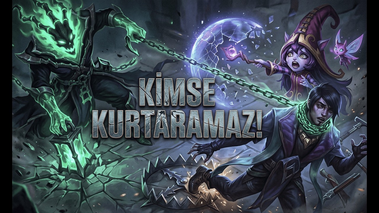 KALKANLARI PARÇALAYAN İKİLİ: Thresh ve Caitlyn Şovu!