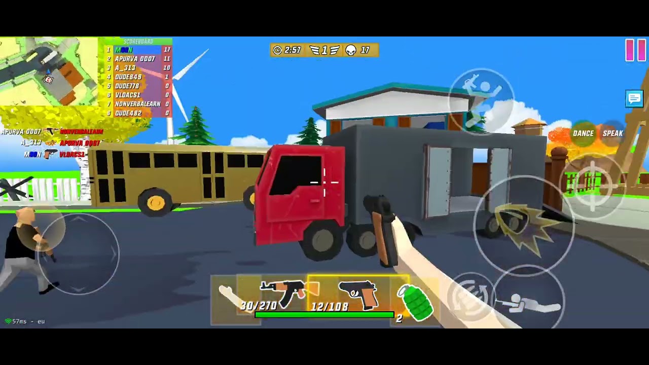 36 kills pistol gameplay