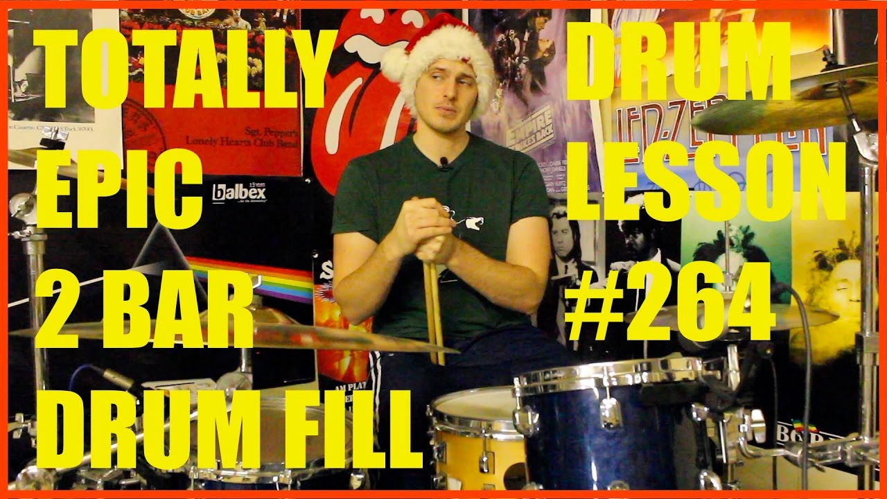 TOTALLY EPIC DRUM FILL - DRUM LESSON #264