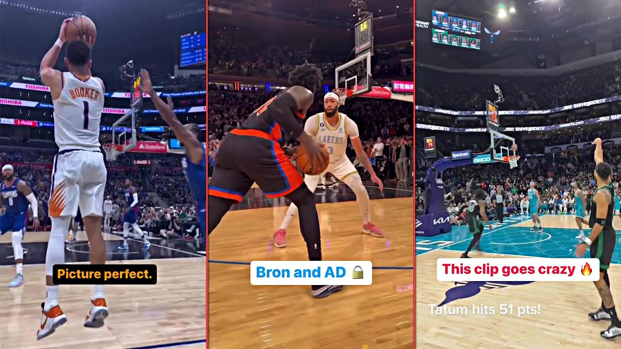 NBA BEST MOMENTS ON COURTSIDE VIEW 2022-23