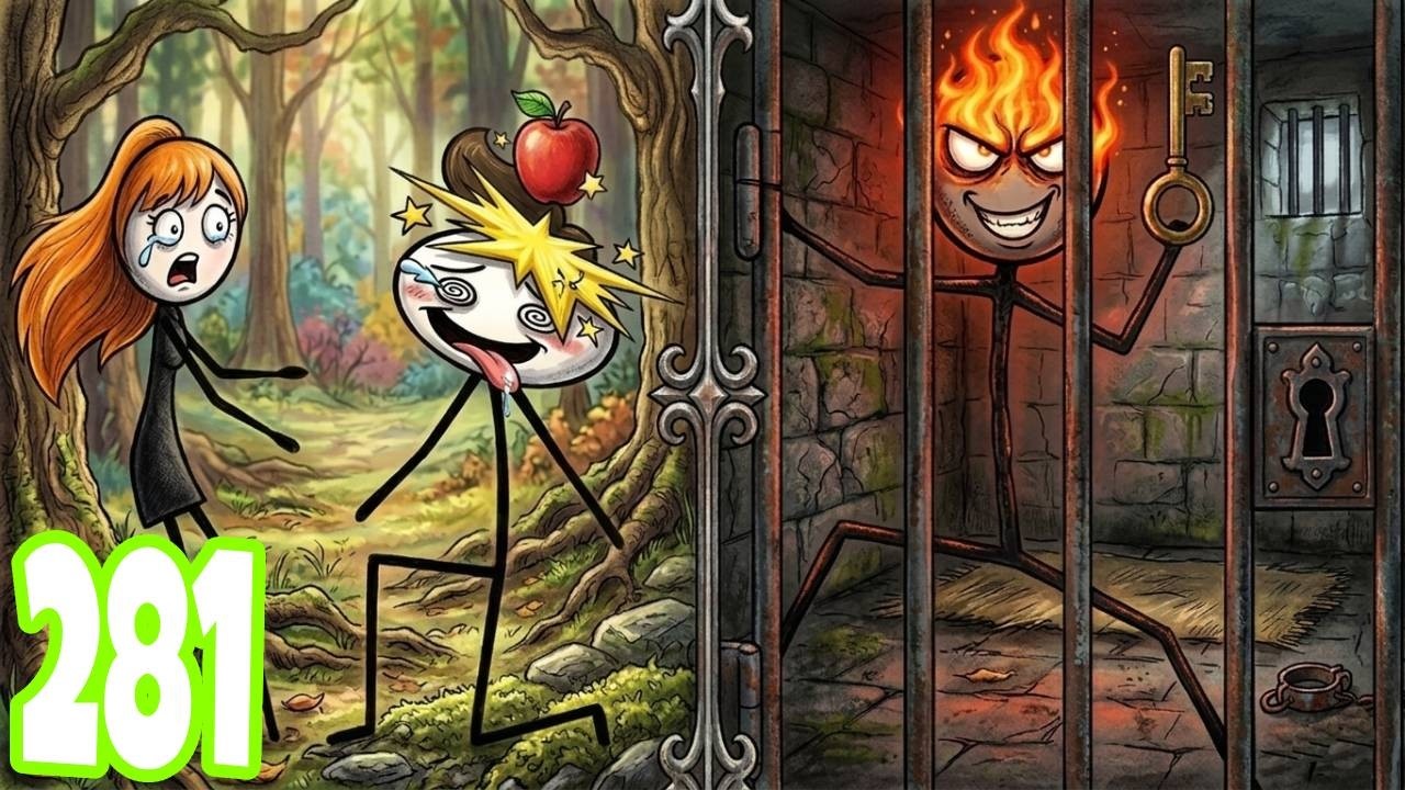 Thief Puzzle vs Draw Puzzle 2 - Gameplay Walkthrough Part 280 Puzzle Stickman (ANdroid/ios)