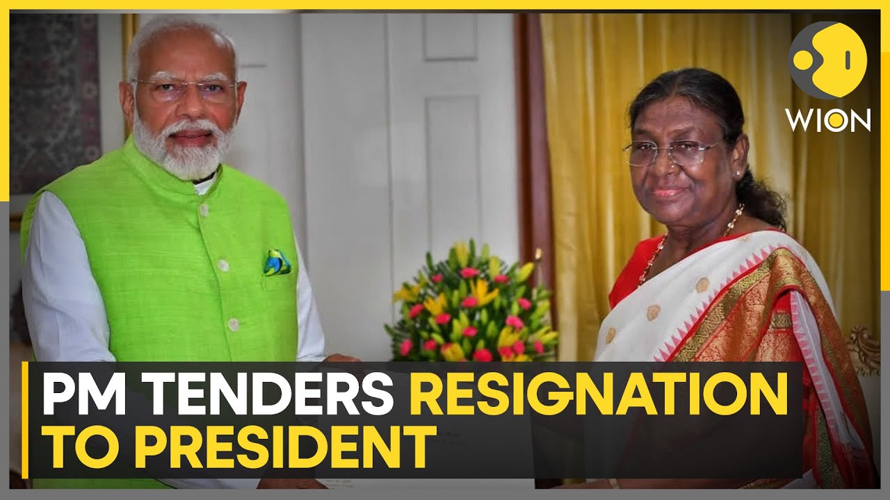 India Elections 2024: PM Modi submits resignation & seeks dissolution of 17th Lok Sabha | WION