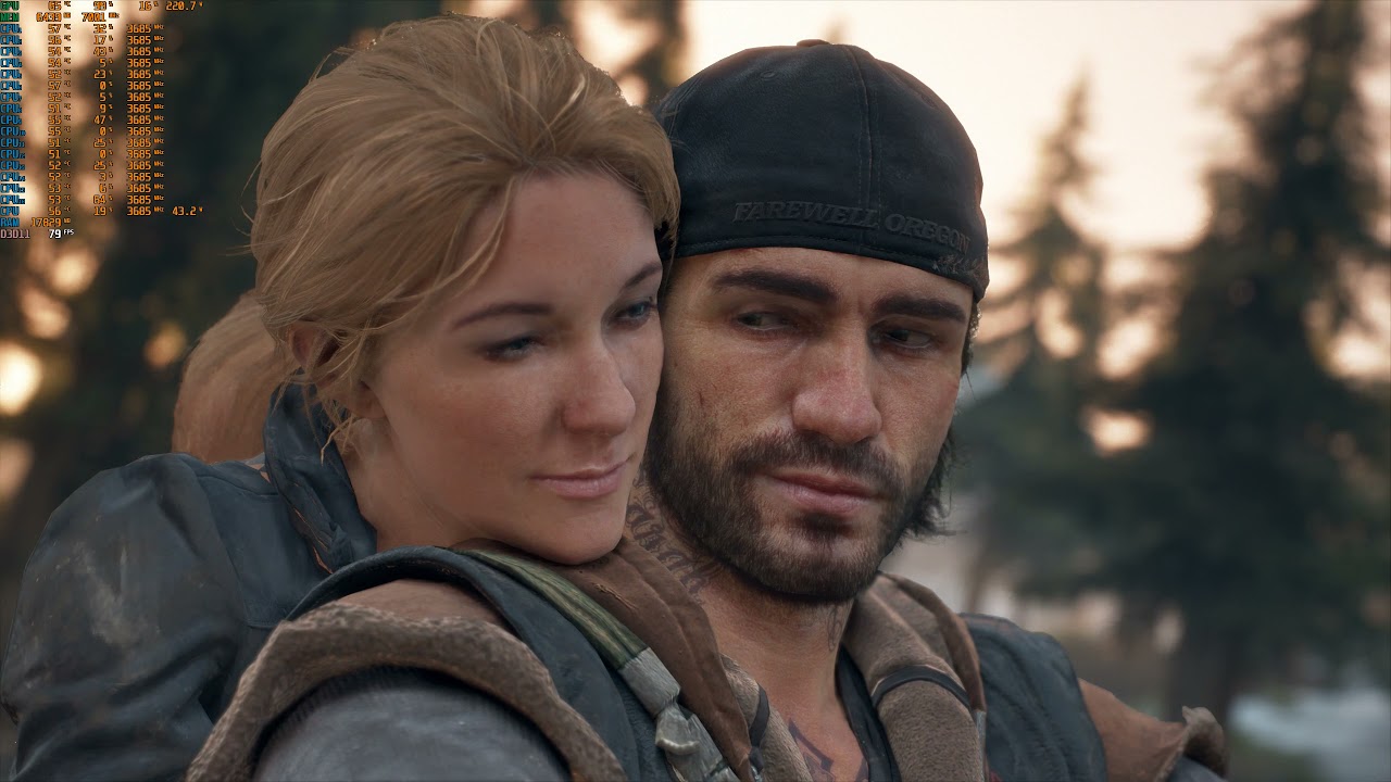 Концовка и Тест Days Gone на  MSI GeForce RTX 3060 Ti GAMING X 8G в связке с i7 10700t