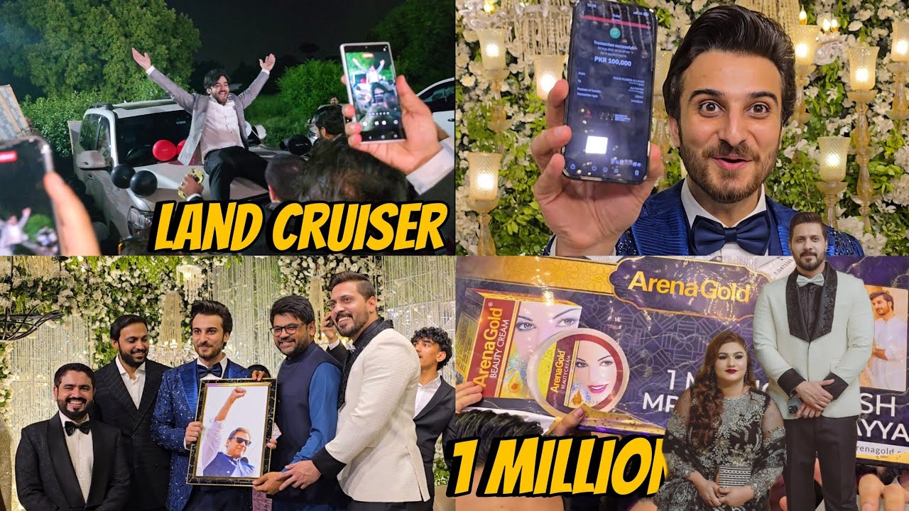 Umer ne land cruiser gift kr di 🤑 | Ali k waleema pe gifts ki baarish 🤩
