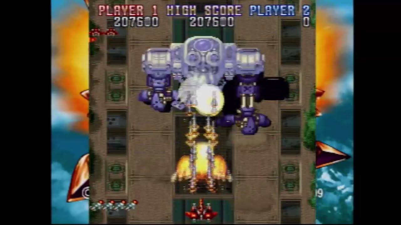 Gekioh Shooting King (PS1) - Hard Mode Stage 1 [Shienryu]
