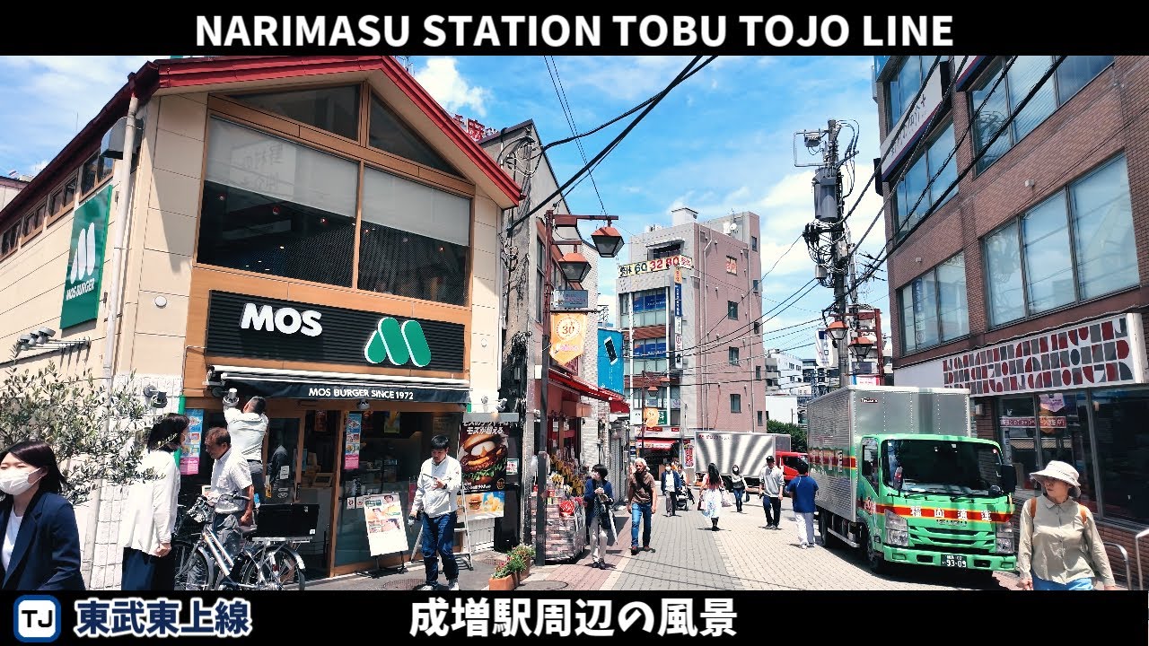 東武東上線 成増駅周辺の風景2週目【4K60FPS】2024年5月 NARIMASU STATION TOBU TOJO LINE