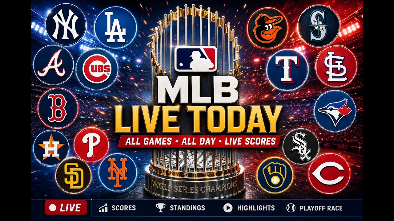 🔴 MLB LIVE TODAY | Yankees, Dodgers, Braves, Cubs & More | All Games Live Scoreboard & Coverage