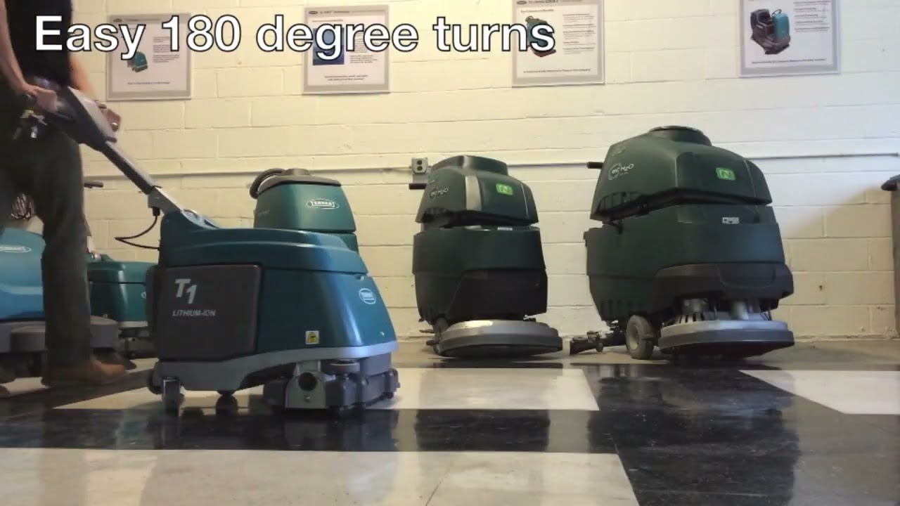 T1 Walk-Behind Micro Scrubber: Demonstration