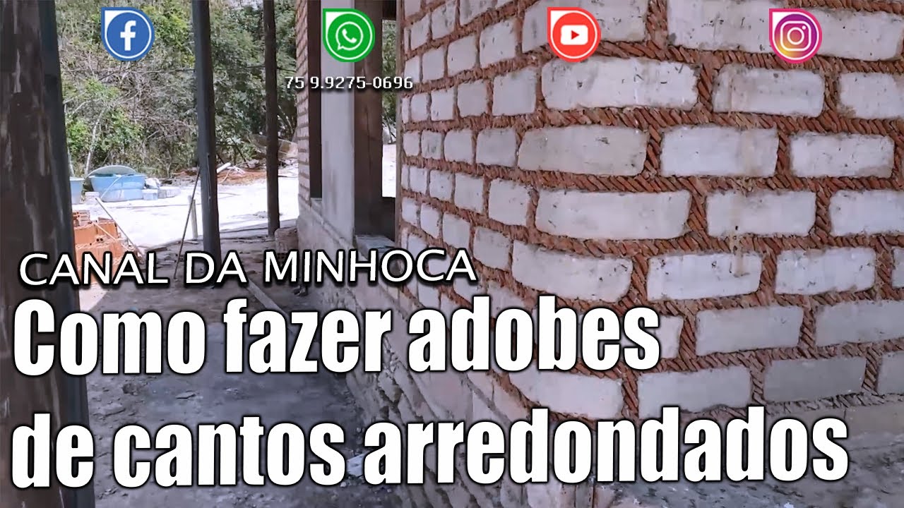 Como fazer adobe de cantos arredondados