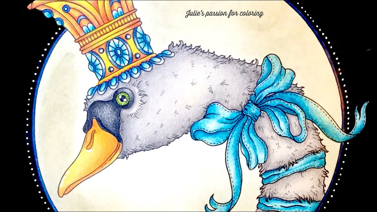 SPIRIT ANIMALS by Hanna Karlzon - Faber Castell Polychromos pencils - color along