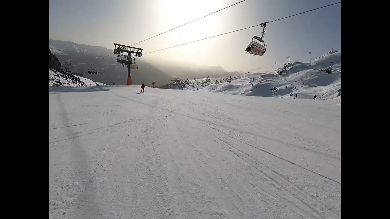 Ski-optimal Hochzillertal, red ski run 5, then blue ski piste 6 #ski-optimal #hochzillertal #ski 