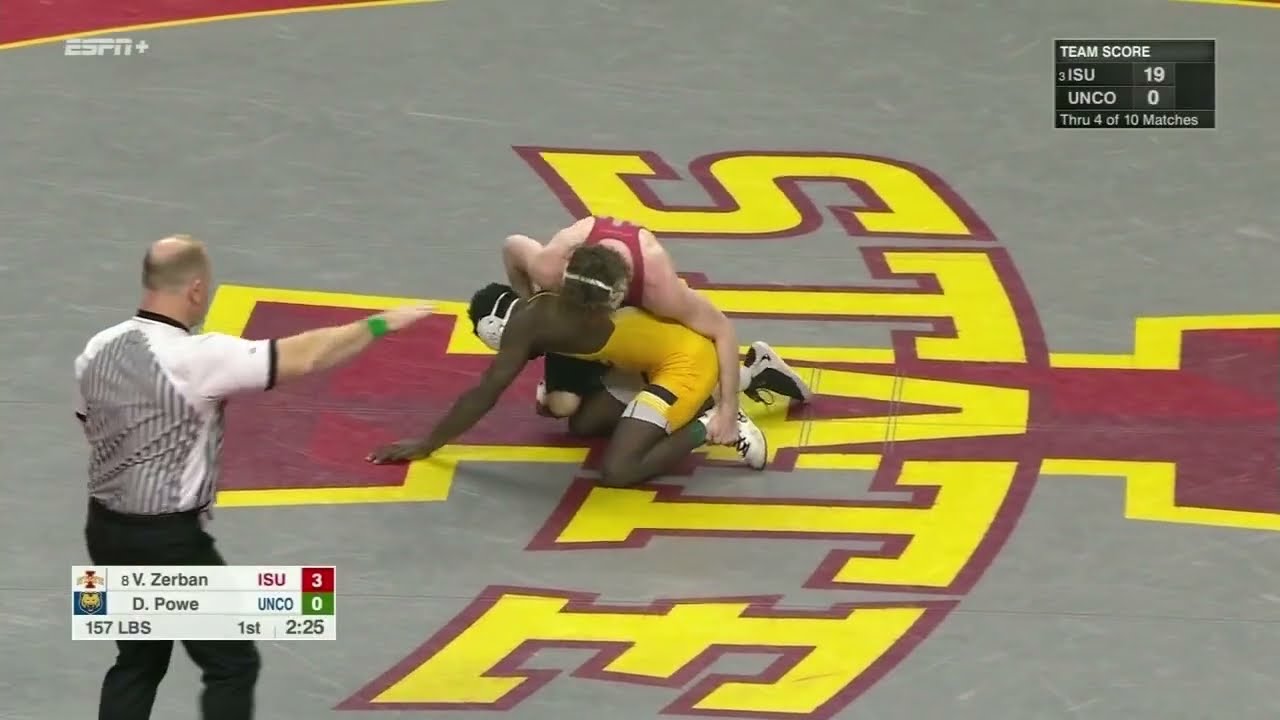 Vinny Zerban vs. Daishun Powe (157lbs) FULL MATCH | 2025-26 Big 12 Wrestling