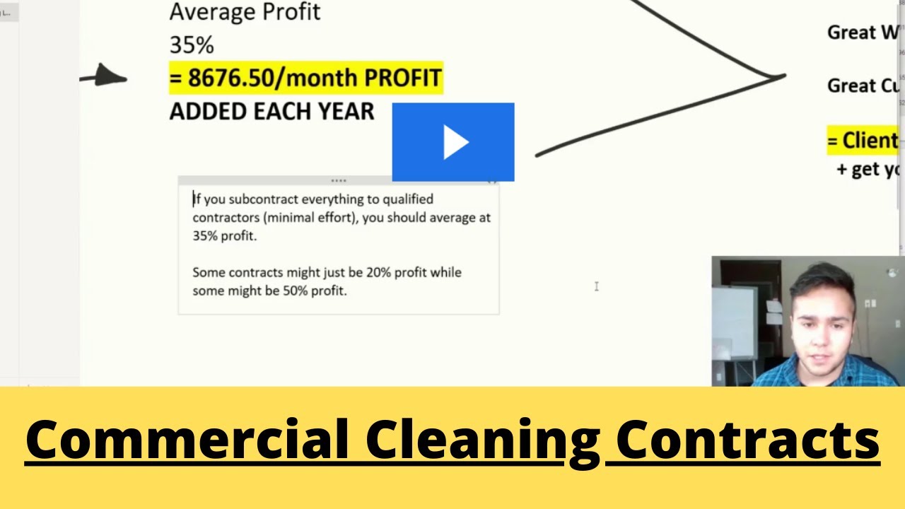 How To Get 25k a Month in Ongoing Commercial Cleaning Contracts In As Little As 1 Year