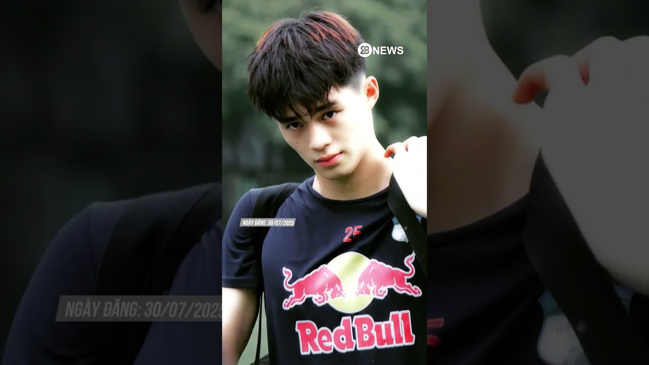 ch&agrave;ng thủ m&ocirc;n điển trai của U23 Việt Nam: trần Trung Ki&ecirc;n, sinh năm 2003, cao 1m91