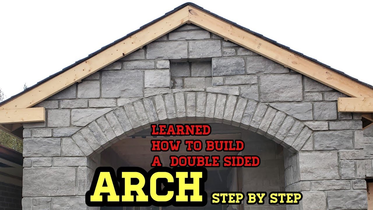 how to build a stone arch step by step diy