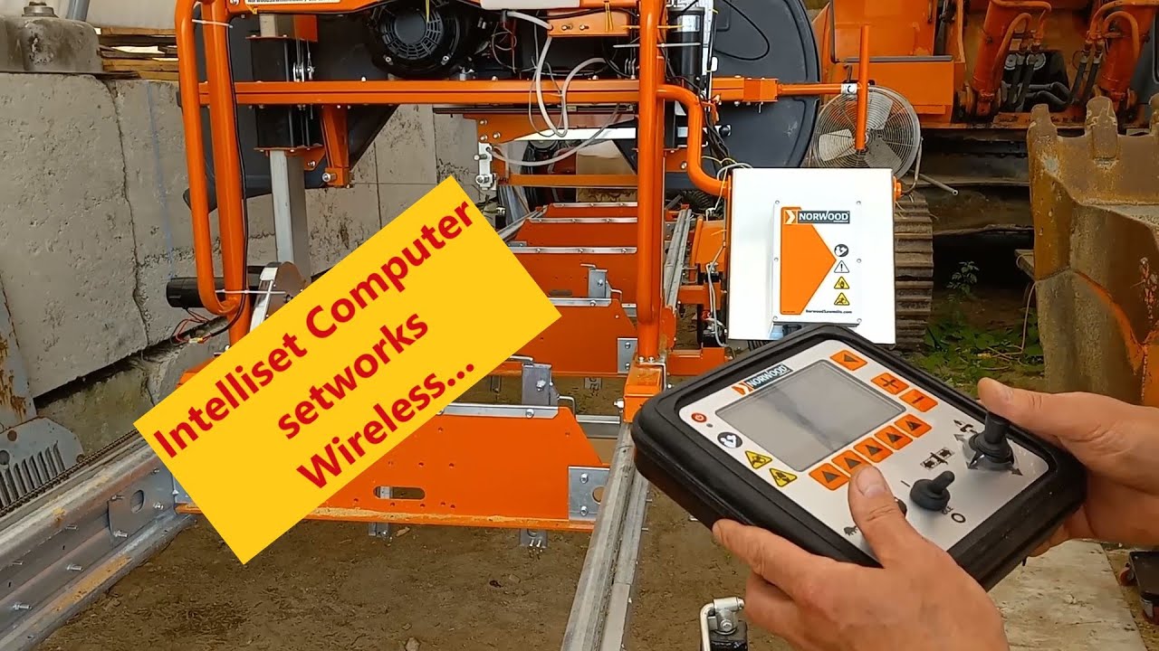 Power Sawhead, Power Feed on the Portable Sawmill