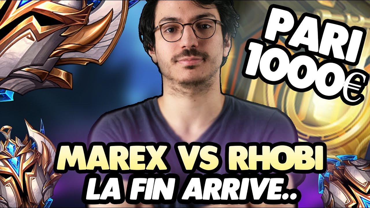 EPISODE 4 - PARI 1000&euro; 💰 - MAREX VS RHOBALAS - RUSH UNRANKED TO CHALLENGER EN UN MOIS