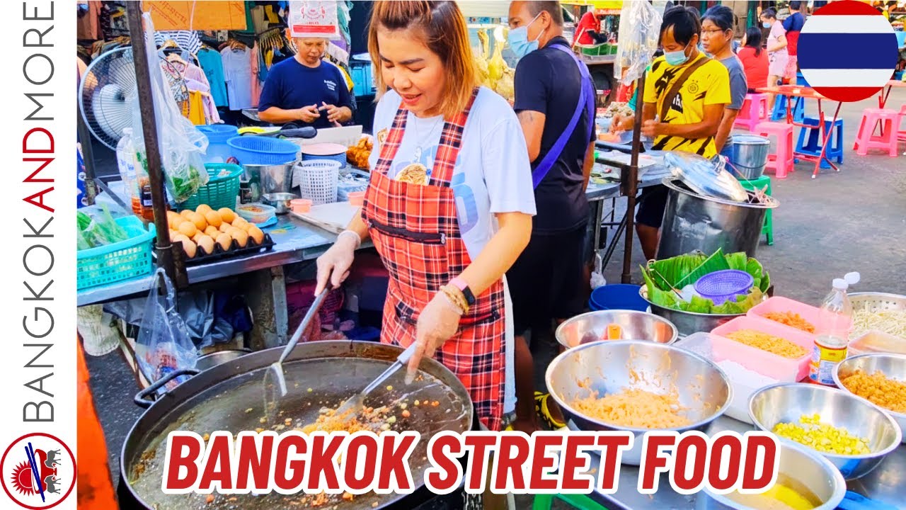 Bangkok Street Food Heaven 🍜🍢 Pad Thai, Grilled Fish & Thai Pancakes