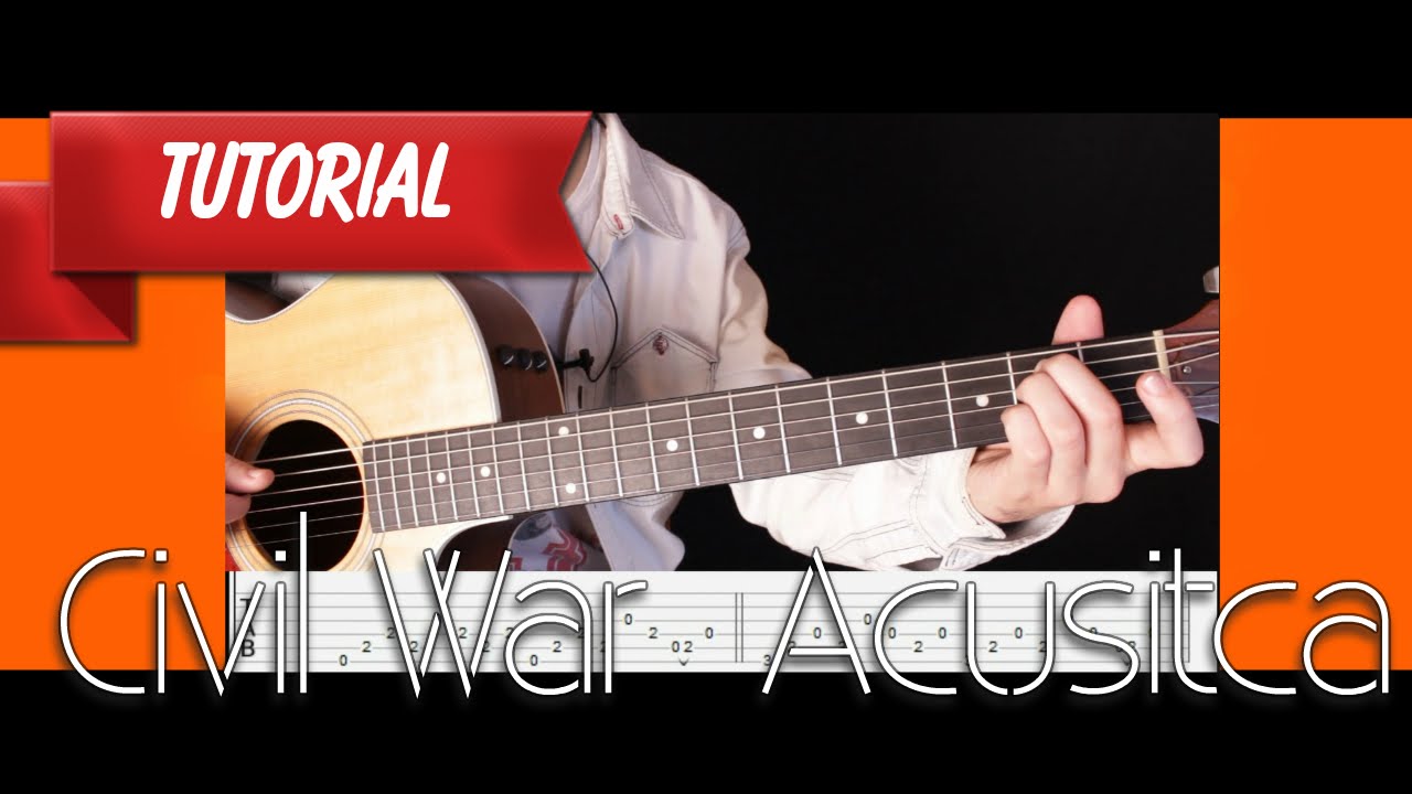 Como Tocar Civil War de Guns And Roses -  Guitarras Acusticas - Tutorial - Parte 1