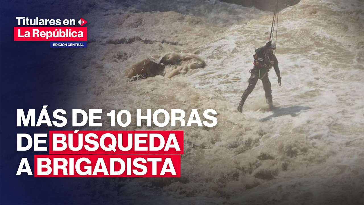 🔴  Continúa búsqueda a RESCATISTA que intentó salvar a perrito en Río Rímac| #TLR